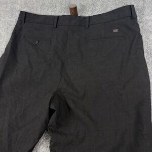 Tiger Woods Collection Mens Black Pleated Dress Pants 40x32